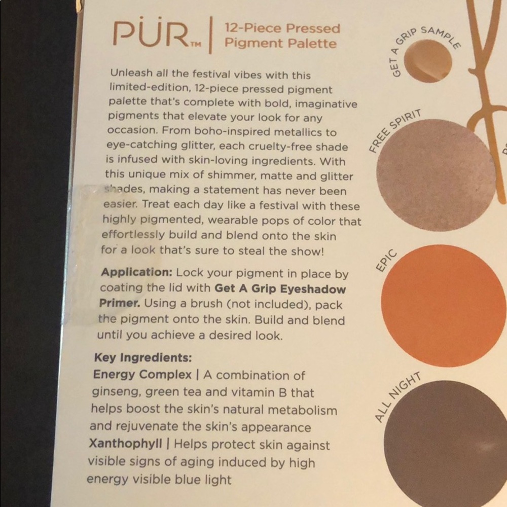 Pür Festival pressed pigment palette - Picture 4 of 7
